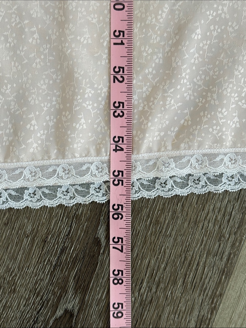Dior Pink Lace-Trim Lingerie Long Nightgown - Picture 4 of 12